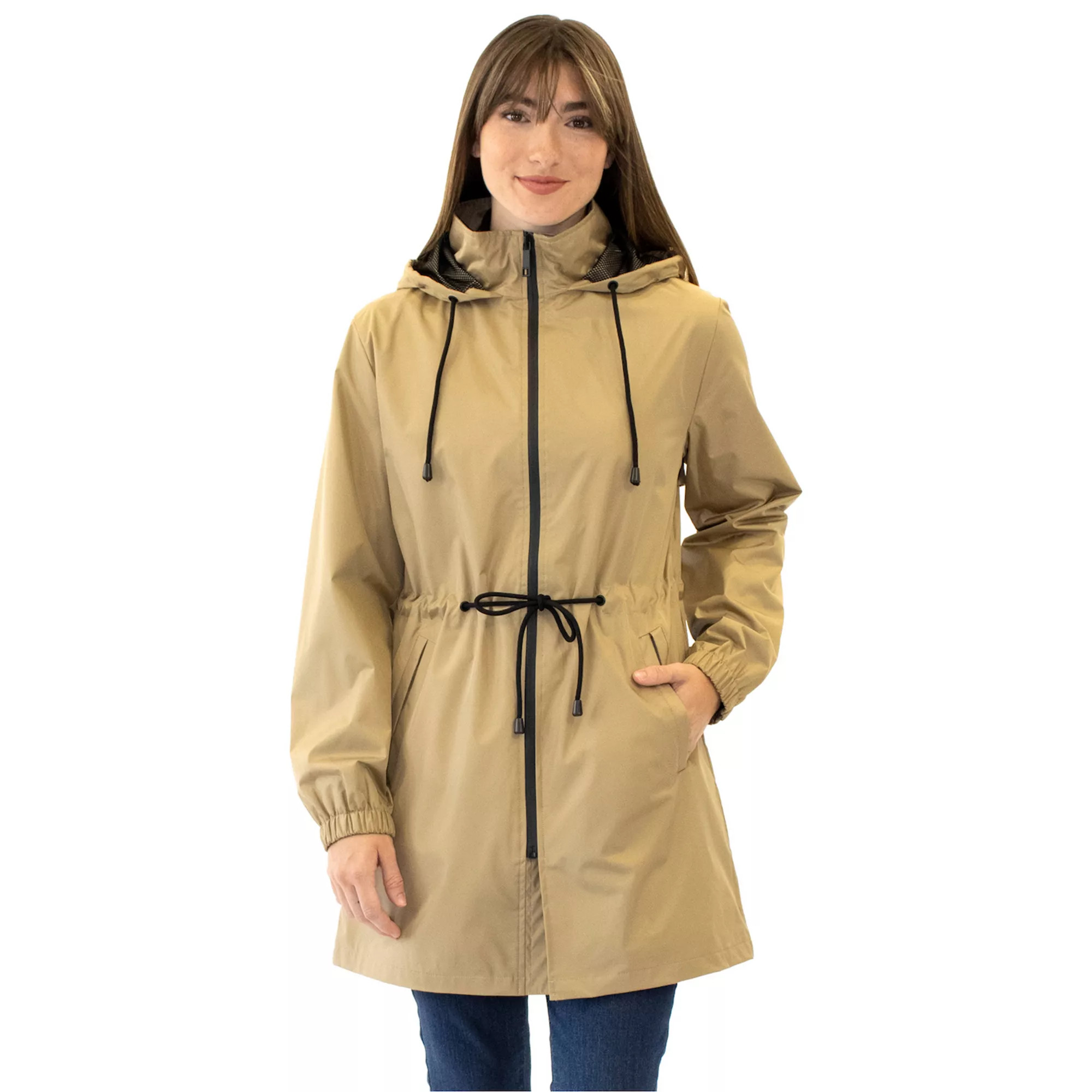 Women's Nine West Hooded Lightweight Raincoat | Kohl's