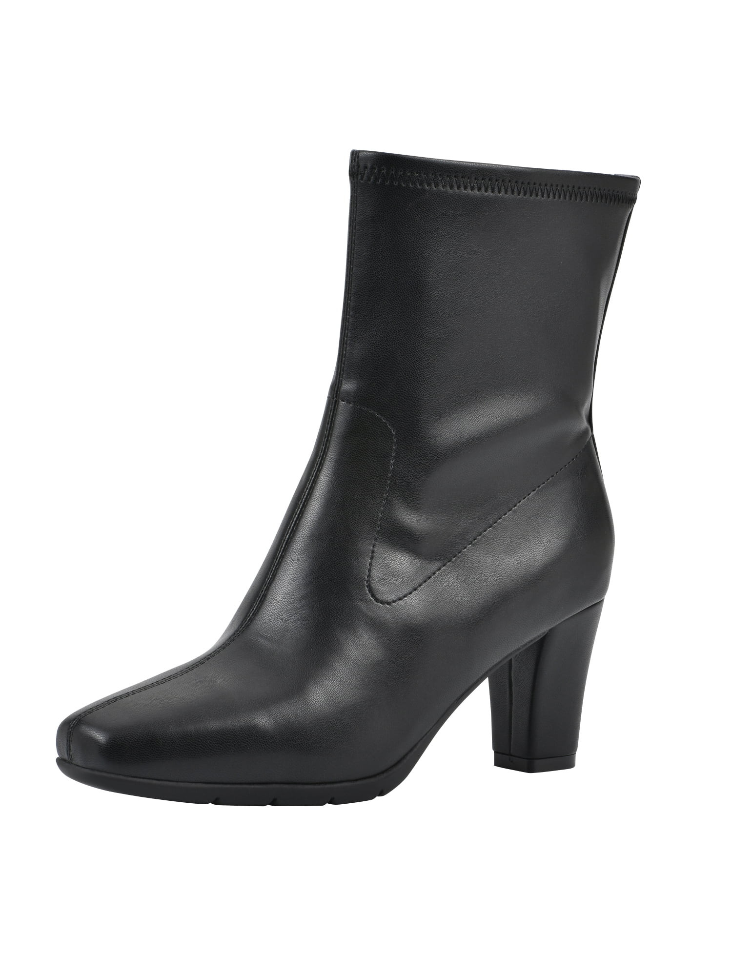 Aerosoles Women's Comfortable Stretch High Heel Ankle Boot, Wide Width | Walmart (US)