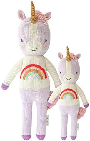 cuddle + kind Zoe The Unicorn Little 13" Hand-Knit Doll – 1 Doll = 10 Meals, Fair Trade, Heirlo... | Amazon (US)