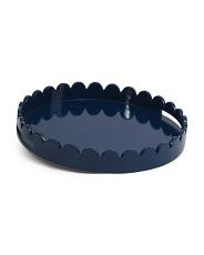 20in Round Scalloped Riviera Tray | Home | TJ Maxx | TJ Maxx