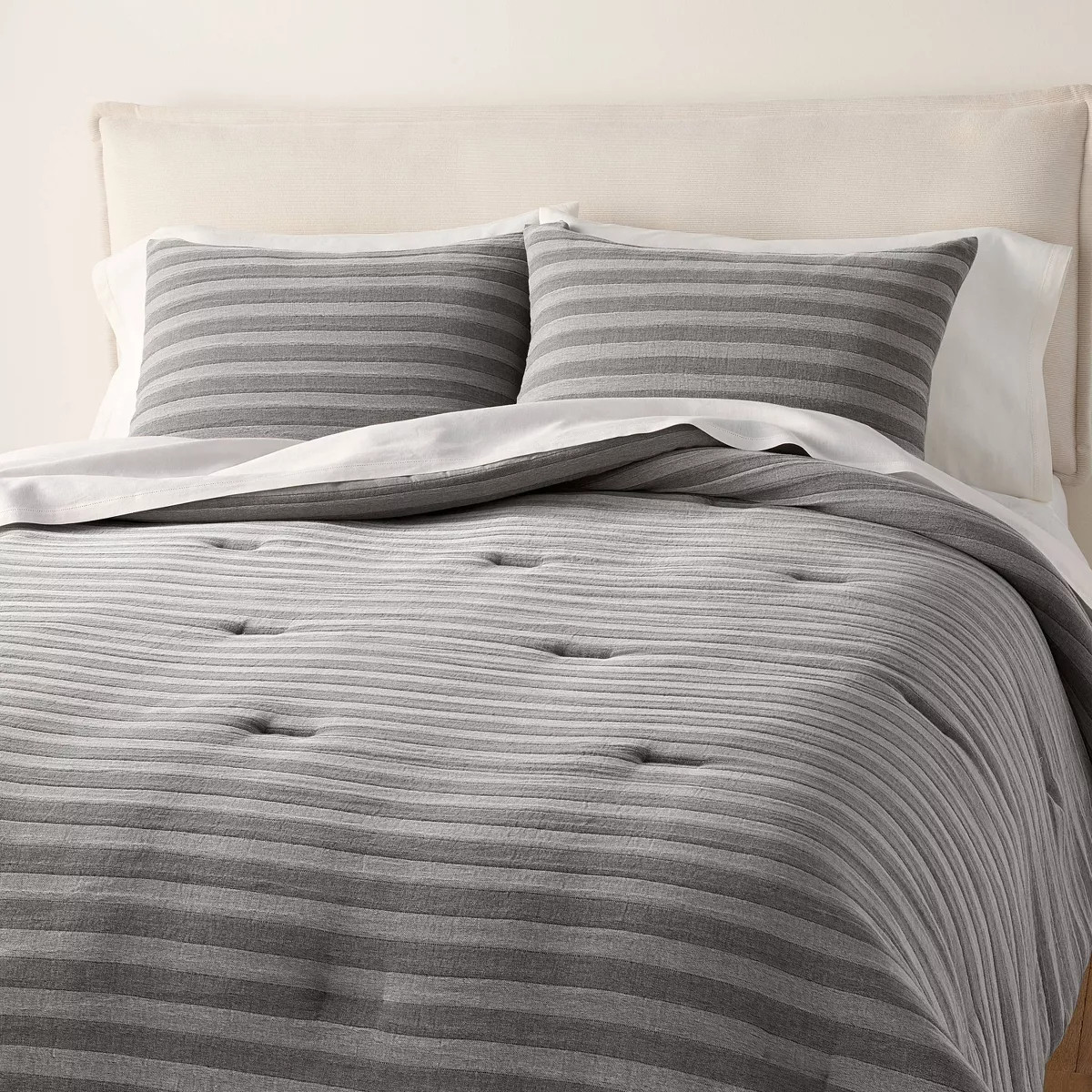 3pc Tonal Stripe Comforter Set - Hearth & Hand™ with Magnolia | Target