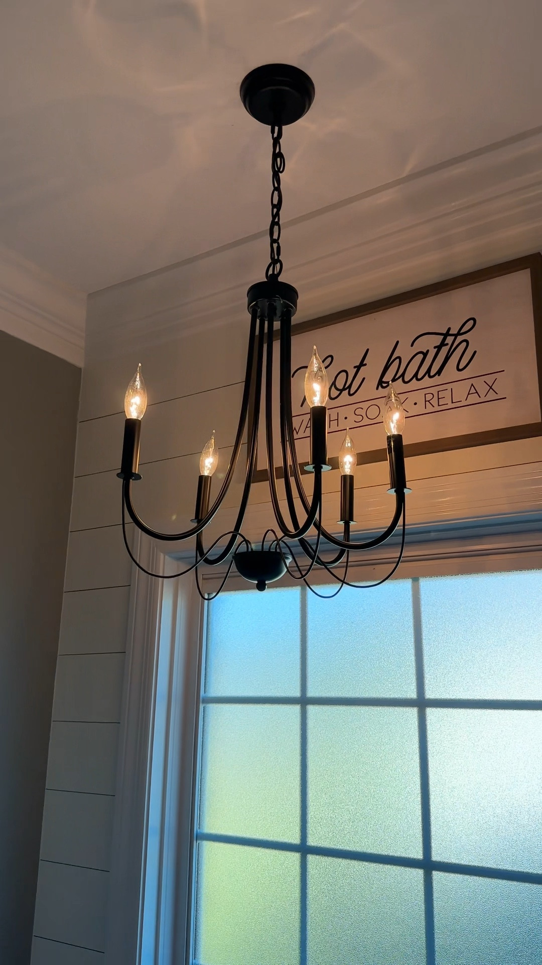 The perfect affordable bathroom chandelier! 

#LTKFind #LTKunder100 #LTKhome