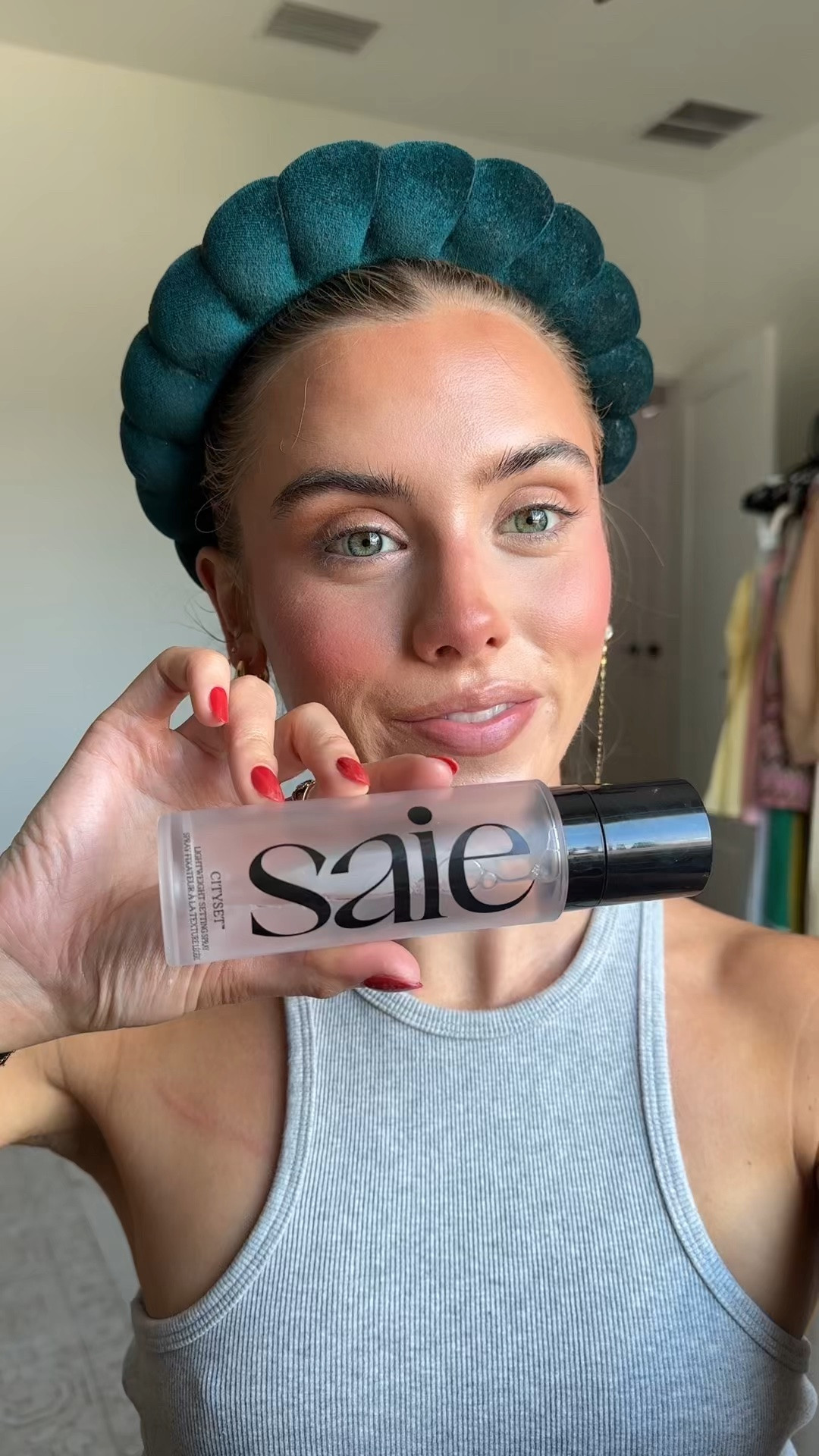 Introducing the first clean setting spray with no compromises: 16-hour wear, comfortable, and actually good for your skin. Why set with anything else? CitySet™ Lightweight Setting Spray uses plant-based polymers to comfortably set your makeup for 16 hours. The non-aerosol, ultra-fine mist disperses evenly and absorbs instantly for a natural-dewy finish that’s never sticky, tacky, or shiny. CitySet™ is the only setting spray you’ll reach for daily, with its lightweight mist, natural finish, and comfortable, hydrating feel. 

CitySet™ is non-comedogenic, alcohol- and scent-free. It’s also dermatologist tested to be safe for all skin types including sensitive, blemish-prone, and dry skin @Saie  @Sephora

#LTKgrwm #LTKselfcare #LTKBeauty