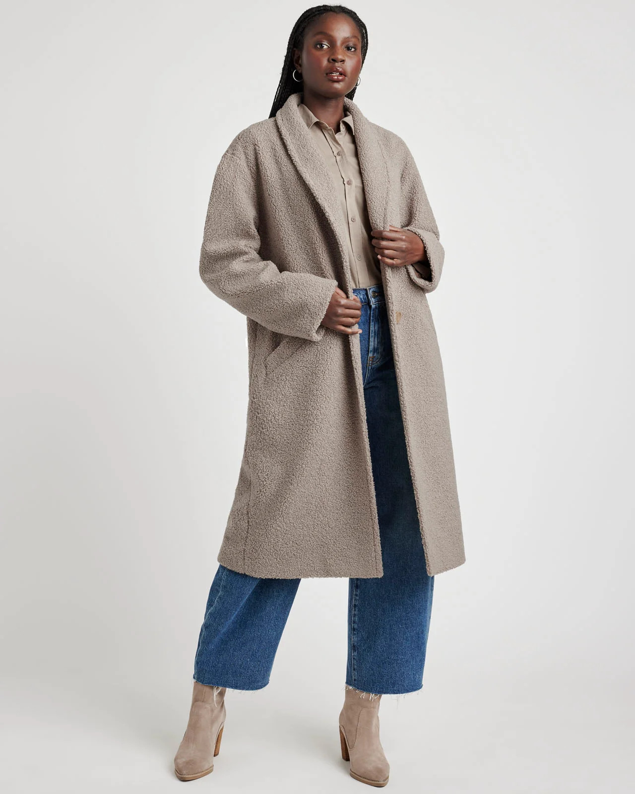 Sivan Boucle Coat | Splendid