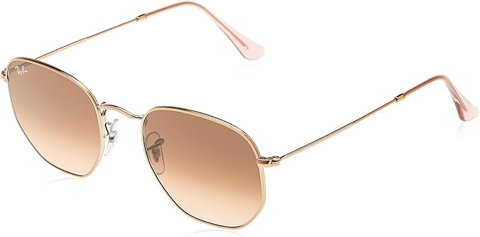 Ray-Ban Rb3548n Flat Lens Hexagonal Sunglasses | Amazon (US)