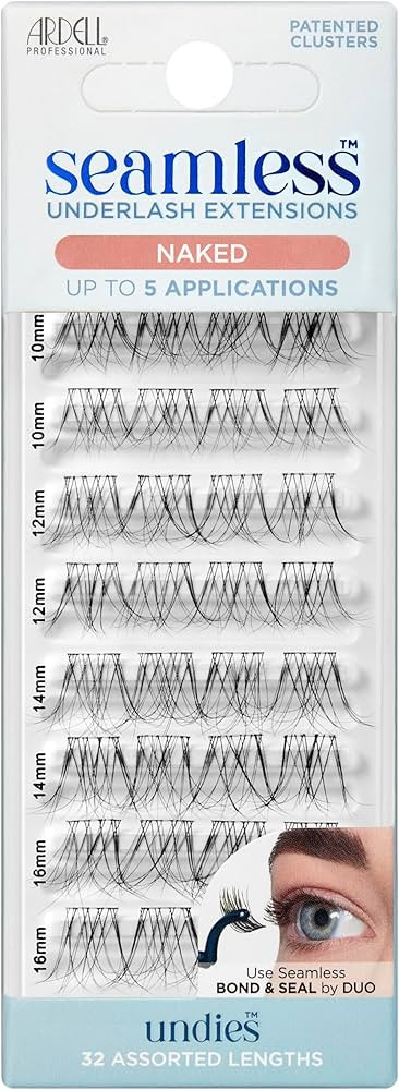 Ardell Seamless Naked Underlash Extensions - Refill Pack, Natural Lash Clusters - DIY, Natural Ey... | Amazon (US)