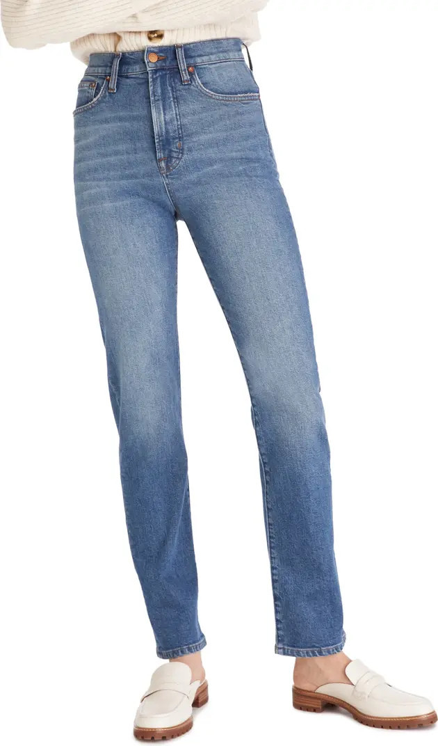 Madewell The Perfect Vintage High Waist Straight Leg Jeans | Nordstrom | Nordstrom