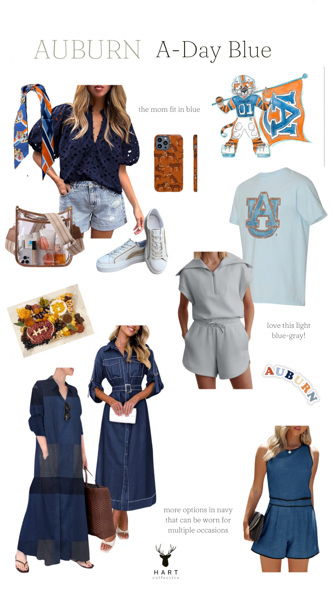 Auburn University football’s spring game is coming up SO SOON! A-Day has always been so fun and we are so excited to take all three boys. Fun fact- our youngest’s namesake actually played quarterback in the A-Day game and shot 69 in a golf invitational the very next morning (he also played on the golf team) 😄 It blows my mind how different sports used to be!

These navy and light gray blue outfits are great if you want something that can be used year-round! I also included some of my favorite local businesses that make cheering on the tigers so much more fun! Check out my “Links” highlight on Instagram (@abbeyharvard) for those retailers!!

War Eagle! 

#LTKstyletip #LTKfamily #LTKSeasonal