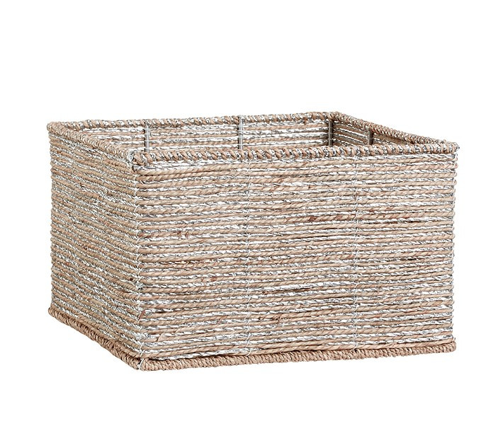 Silver Rope Storage | Pottery Barn Kids