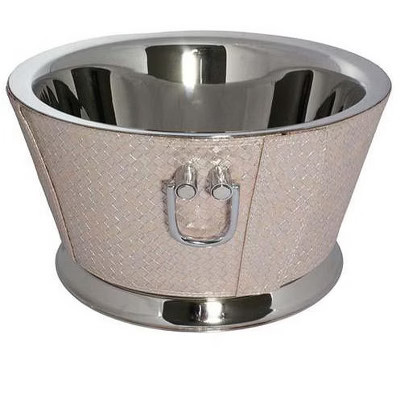 Sol Living 3 Gallons Stainless Steel Single Wall Beverage Tub for Parties - Pink Leather | Target