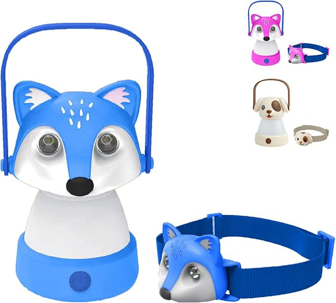 Kids Camping Essentials – LED Kids Lantern and Rechargeable Kids Headlamp Set | Multiple Purpos... | Amazon (US)