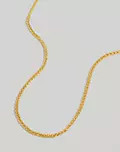 Wheat Chain Necklace | Madewell