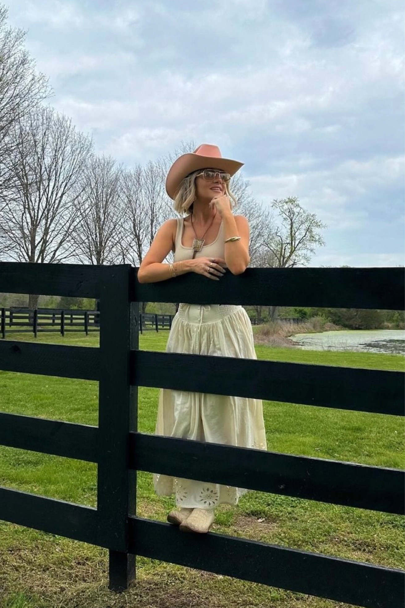 Loving all cream and white this spring! Spring outfit inspo! 

#LTKstyletip #LTKshoecrush