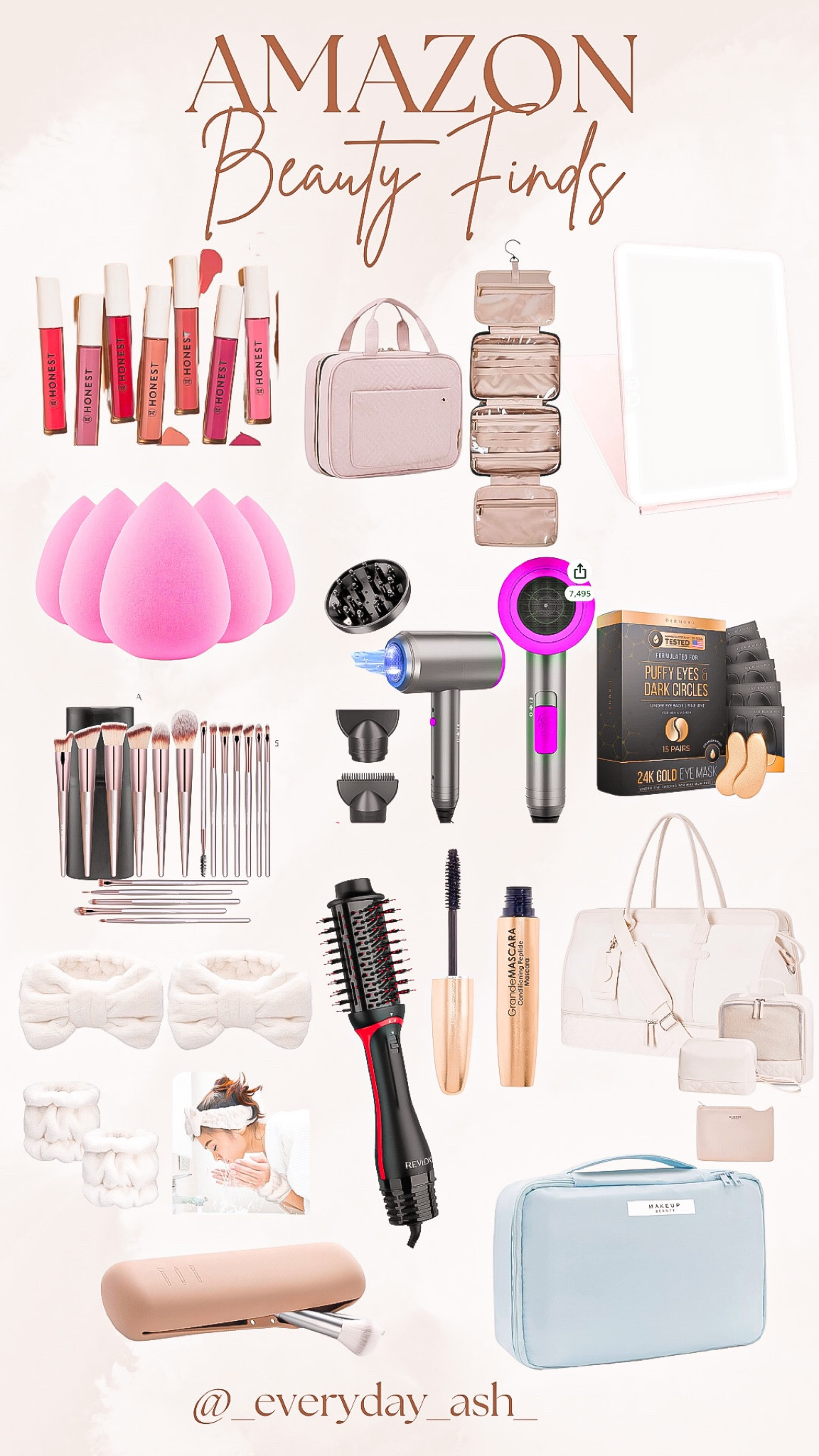AMAZON BEAUTY FINDS
prime day deals 

These are the best deals yet! 

I own the travel toiletries bag! It’s amazing 💕
I definitely need to snag the travel mirror - hotels have the worst lighting 
I’ve owned the hair dryer for many years now- highly recommend!
The wrist bands and headband will be helpful to keep water from dripping all over ☺️

Beakey beauty blenders have been a repeat purchase for as long as I can remember ☺️

Amazon must haves, amazon prime, Amazon finds, amazon beauty finds, Amazon prime day, ltk beauty, lipstick, lipgloss, travel toiletries case, travel mirror, beauty sponge, beauty blender, eye patches, hair dryer, makeup brushes, headbands, wrist bands, hair dryer brush, travel bag, travel duffle, carry on bag, mascara, towel wristband, face washing, makeup brush silicon holder 

#LTKbeauty #LTKxPrimeDay #LTKsalealert