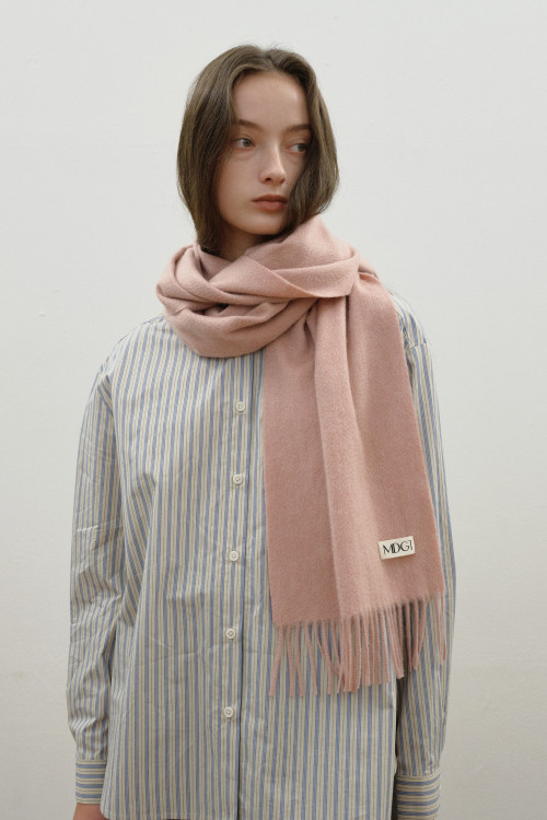 MUSINSA | MDGT Woven Scarf_Solid_Rose Pink | Musinsa Global