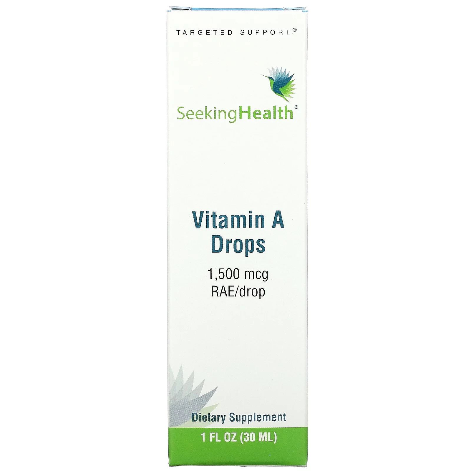 Seeking Health - Vitamin A Drops 1507 mcg. - 1 fl. oz. - Walmart.com | Walmart (US)