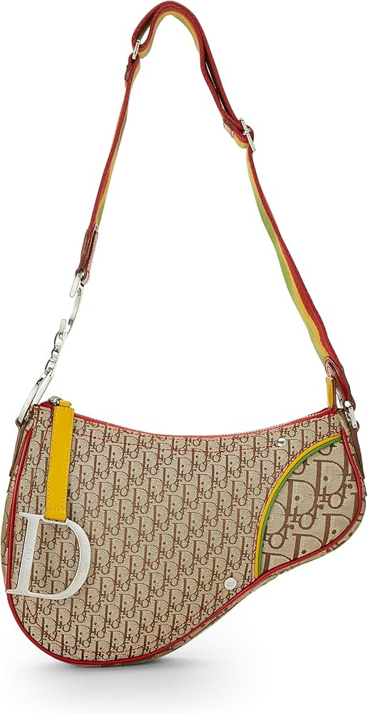 Amazon.com: Christian Dior, Pre-loved Multicolor Rasta Saddle Bag, Multi : Amazon Luxury | Amazon (US)