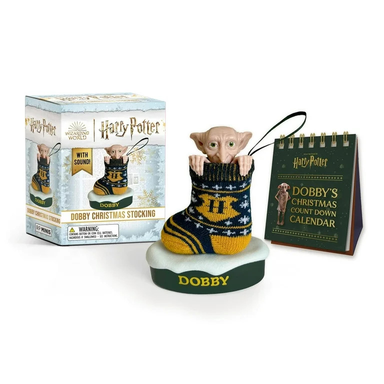 Rp Minis Harry Potter Dobby Christmas Stocking: With Sound!, (Paperback) | Walmart (US)