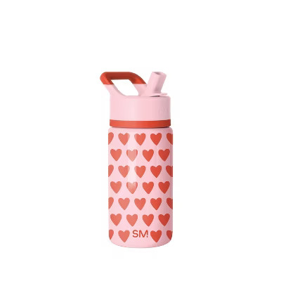 Simple Modern 14oz Summit Sweetheart Water Bottle Light Pink/Red | Target