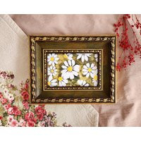 Framed Daisy Art Print Vintage Style Small Wall Decor | Etsy (US)