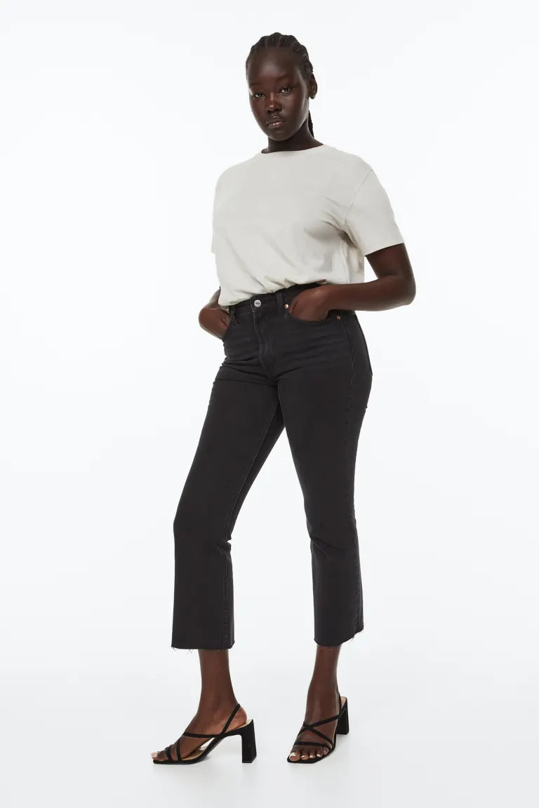 Flared High Crop Jeans | H&M (US + CA)