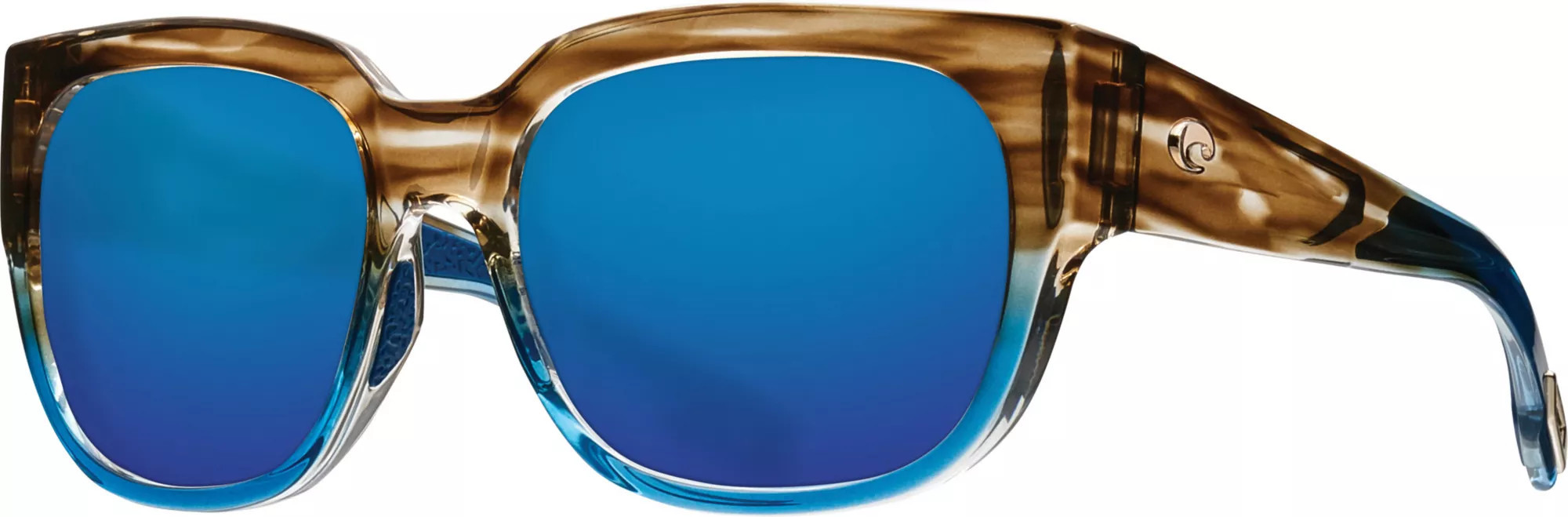 Costa Del Mar Women's Waterwoman 580G Polarized Sunglasses, Shiny Wahoo/Blue Mirror | DICK'S Sporting Goods