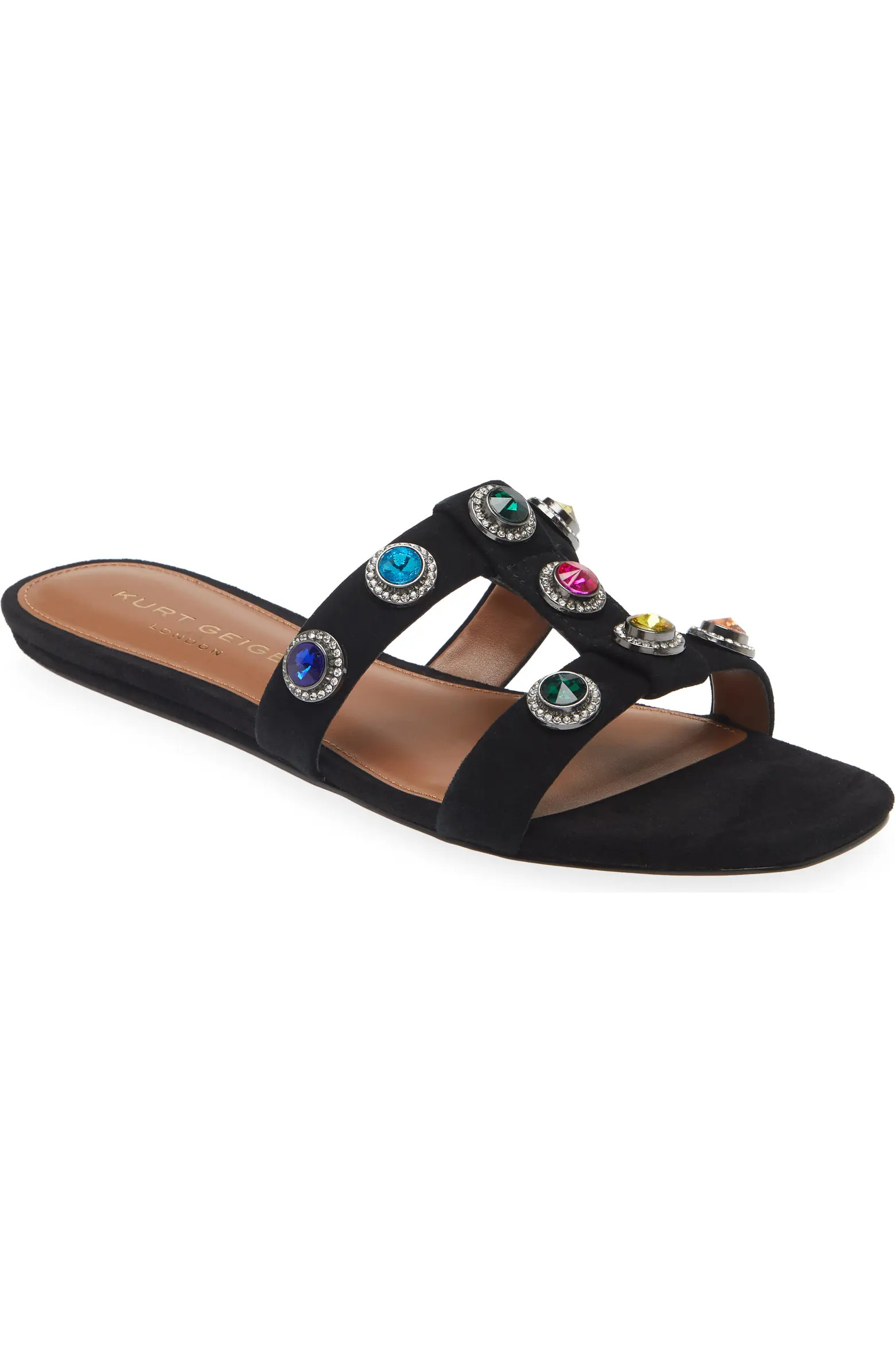 Octavia Denim Slide Sandal (Women) | Nordstrom