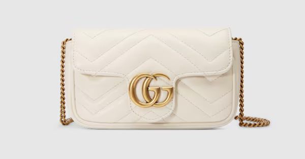 GG Marmont matelassé leather super mini bag | Gucci EU