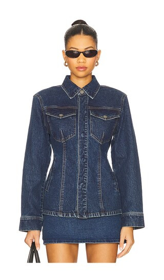 Parc Jacket in Midnight Blue | Revolve Clothing (Global)