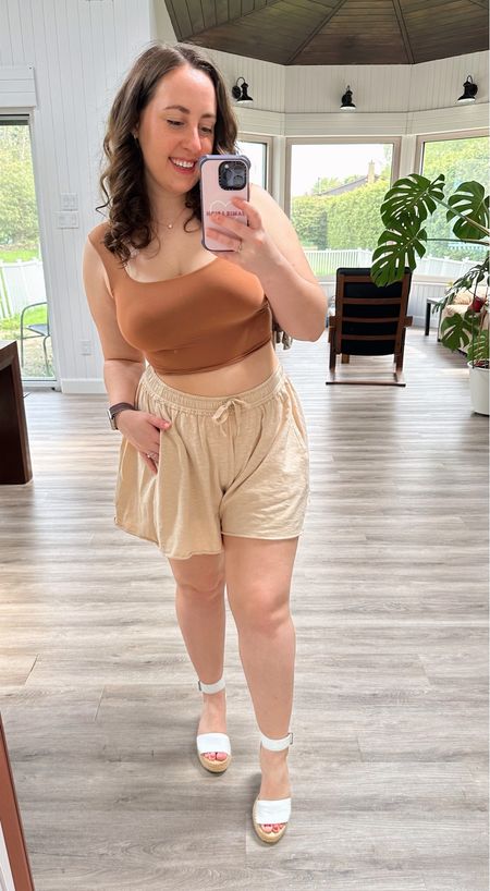 Comfort > everything! Aerie is my go to for ultra comfy summer outfits  and these shorts fit the bill! Ultra flowy with nice deep pockets, these are the perfect choice if comfort is your goal this summer! 

#LTKTravel #LTKMidsize #LTKSeasonal