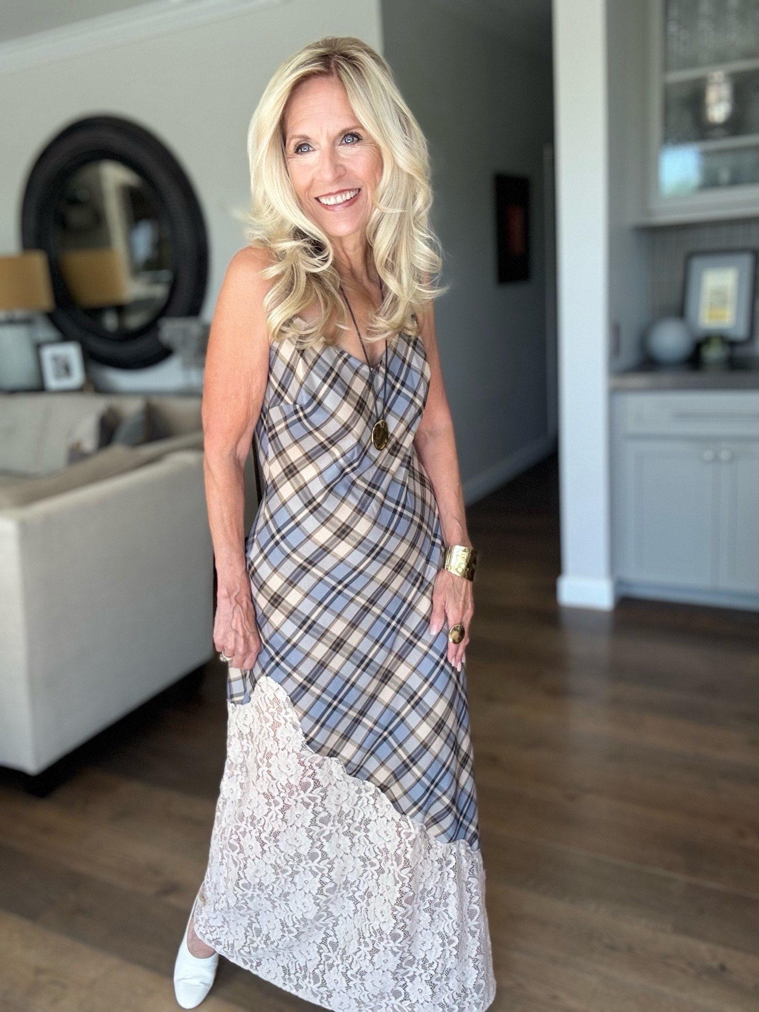 This might shock you 
But I have NEVER been a fan of plaids.

I know, there is a part of me that loves a good western outfit with a plaid shirt. I simply have never gravitated to yearning for the tartan look.

UNTIL…I found this beauty @nordstrom 
and it really got me. And the lace at the bottom. Wow. I’m rethinking the plaid look for fall!

 Are you a fan of Plaid?

Follow me for more 50+ style inspiration

#LTKootd #LTKOver40