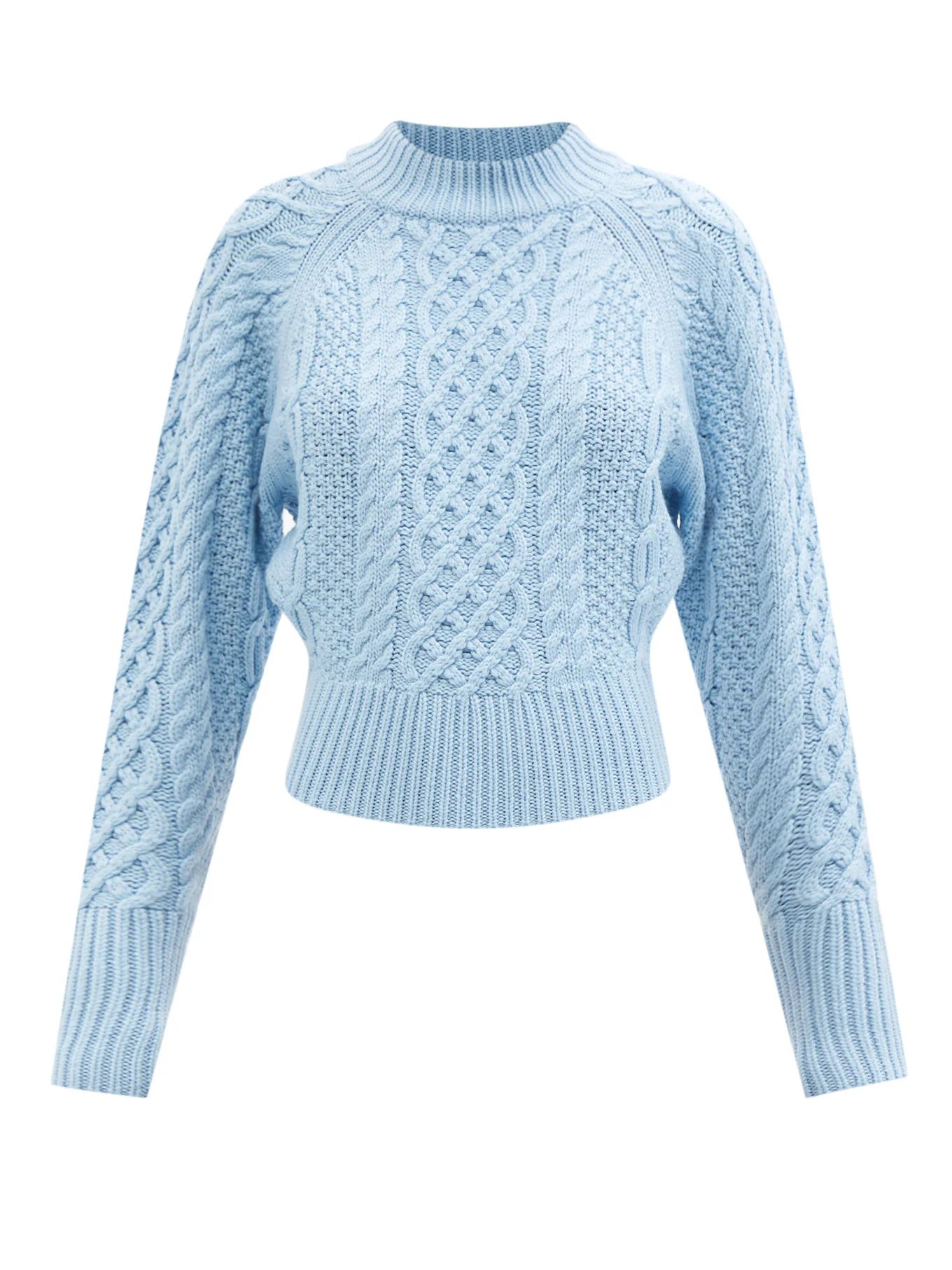 Emory cable-knit wool sweater | Emilia Wickstead | Matches (US)