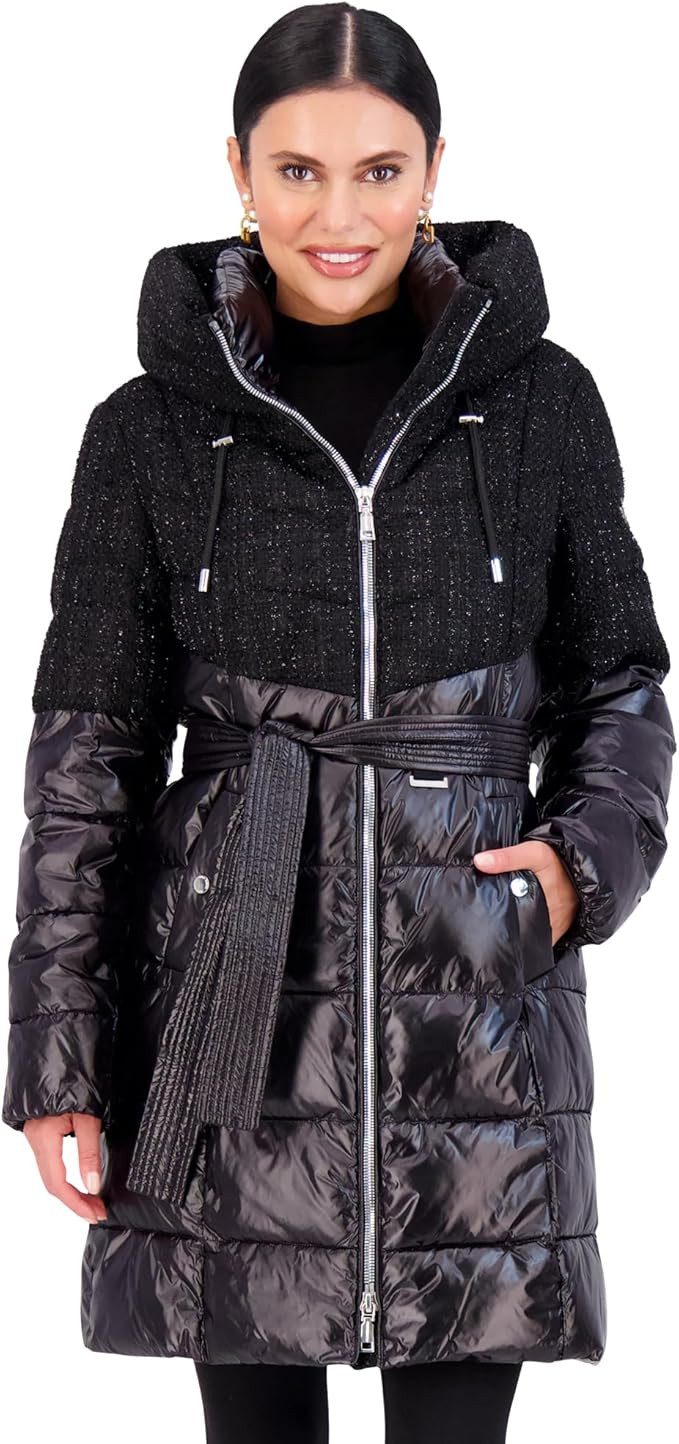 Vince Camuto Winter Coats Women, Long Puffer Coat, Womens Winter Coats with Hood | Amazon (US)