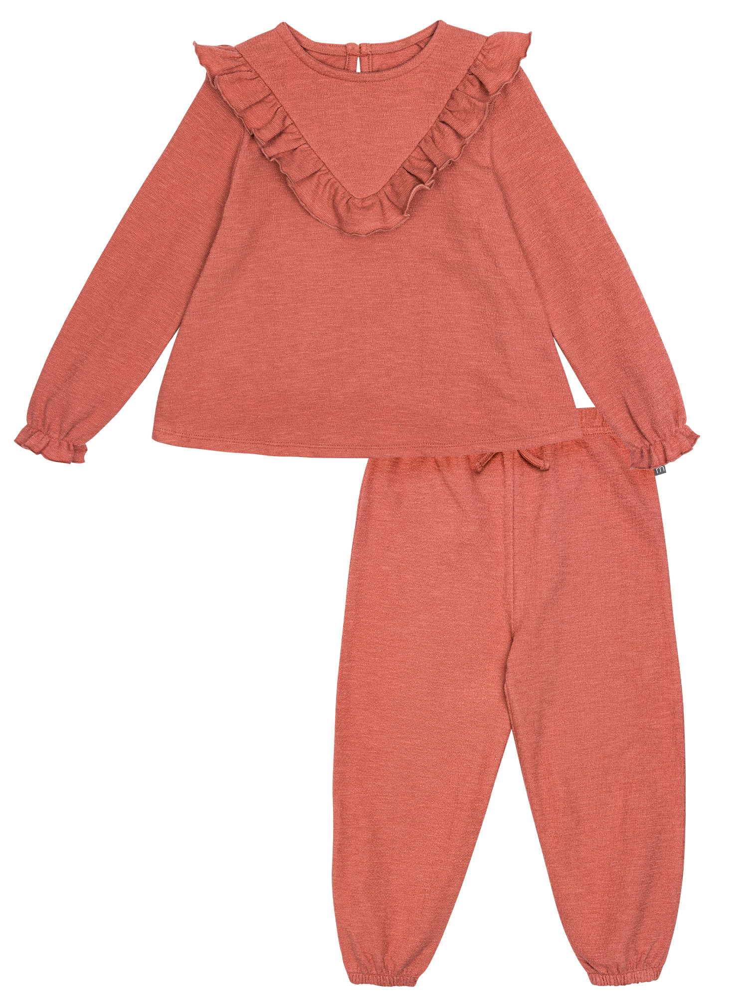 Modern Moments By Gerber Toddler Girl V-Neck Ruffle Top and Pant Set, 2-Piece, Sizes 12 Months - ... | Walmart (US)