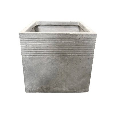 15" Kante Lightweight Outdoor Modern Square Concrete Planter Natural Concrete Gray - Rosemead Home & Garden, Inc. | Target