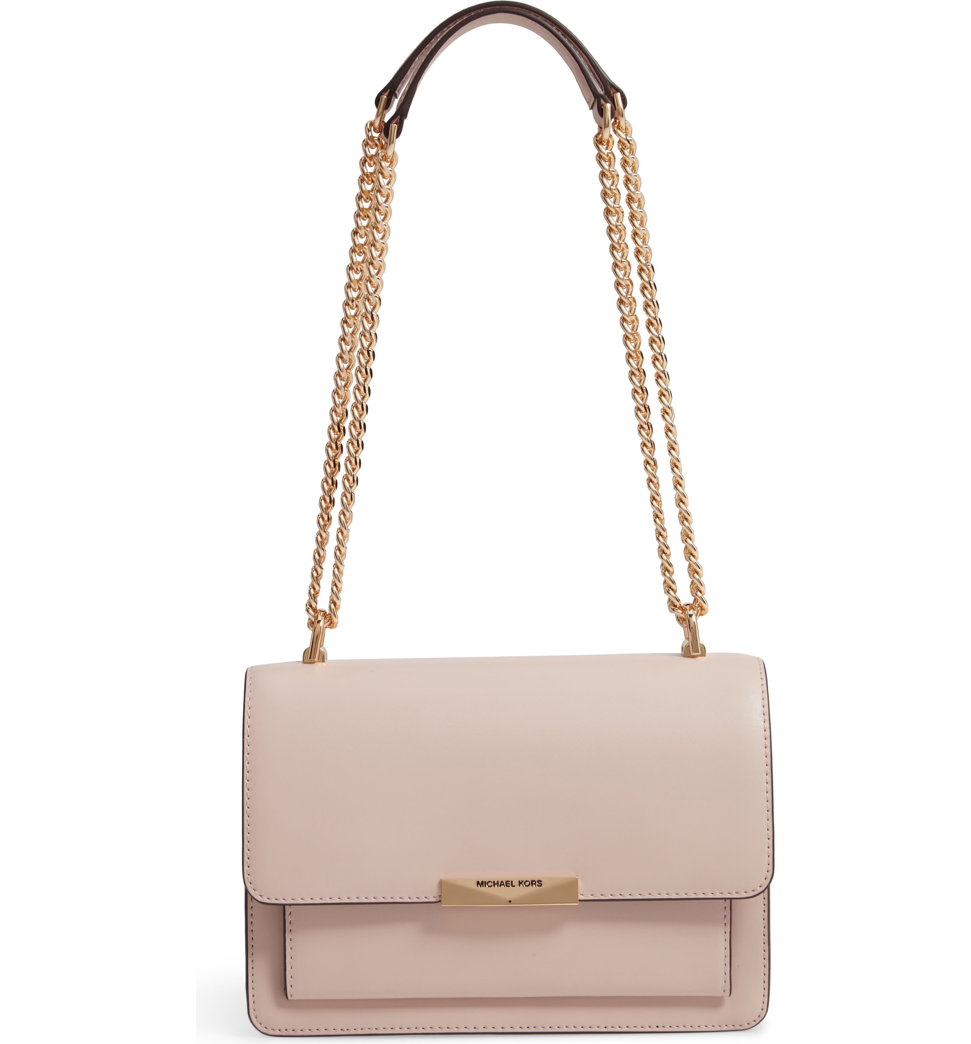 Jade Leather Gusset Shoulder BagMICHAEL MICHAEL KORS | Nordstrom