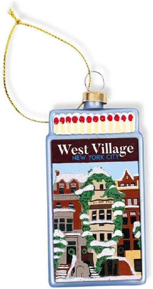 Furbish Glass Tree Decoration Decorative Hanging Ornament, Festive Stocking Stuffer - West Villag... | Amazon (US)