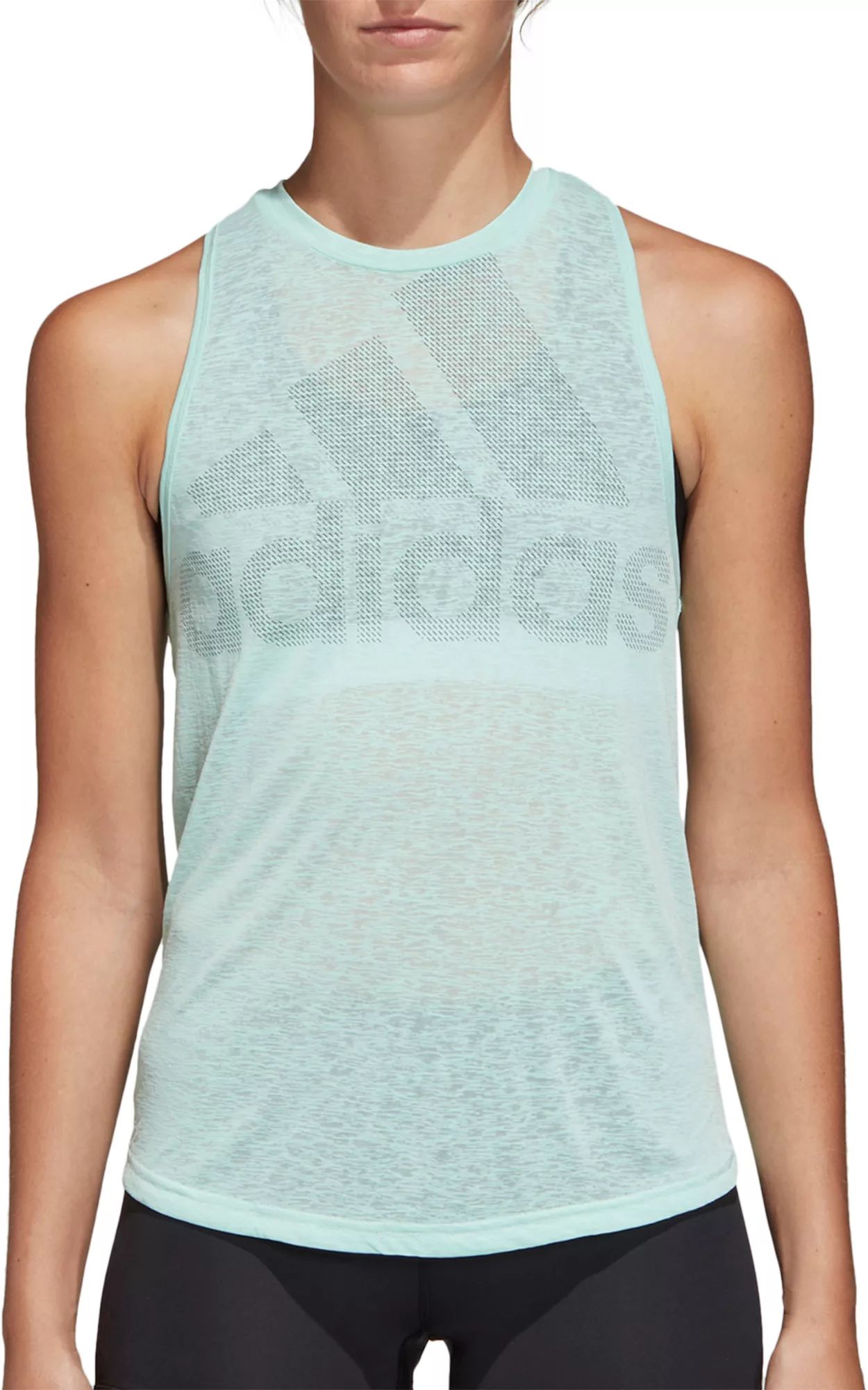 adidas Women's Magic Logo Tank Top, Size: XS, Clear Mint/White | Dick's Sporting Goods