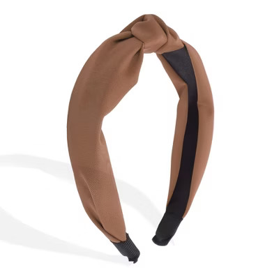 Unique Bargains Women's Non-Slip Knotted Headband Coffee Color 1 Pc | Target