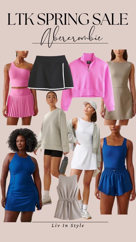 LTK Spring Sale preview (March 8-11) Abercrombie & Fitch active wear sale! Fun new colors for spring and lots of warm weather active wear options! Skirts, active dress, pullover, quart zip, romper  

#LTKfitness #LTKSpringSale #LTKSeasonal
