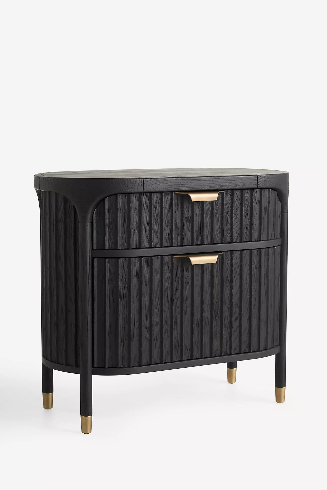 The Isla 30" Fluted-Wood Nightstand | Anthropologie (US)