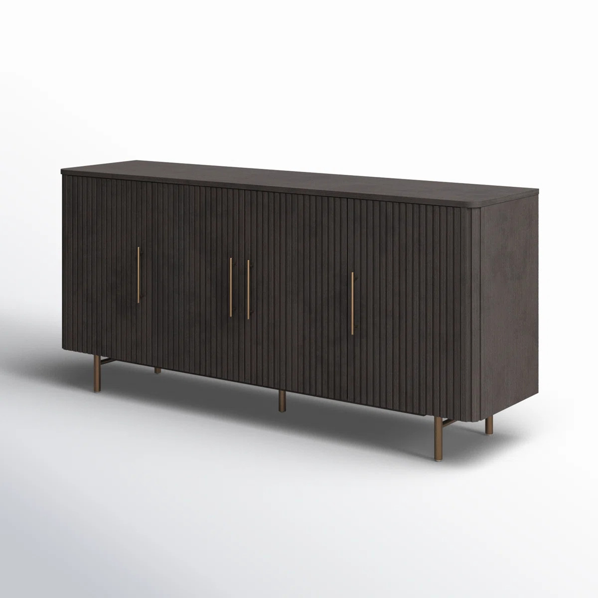 Adona Solid Wood 71'' W Storage Credenza | Wayfair North America