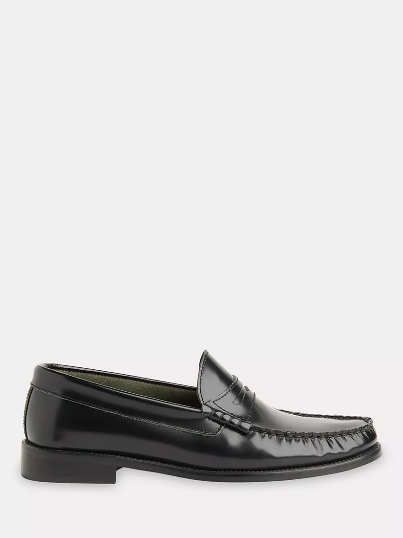 Whistles Manny Slim Leather Loafers | John Lewis (UK)