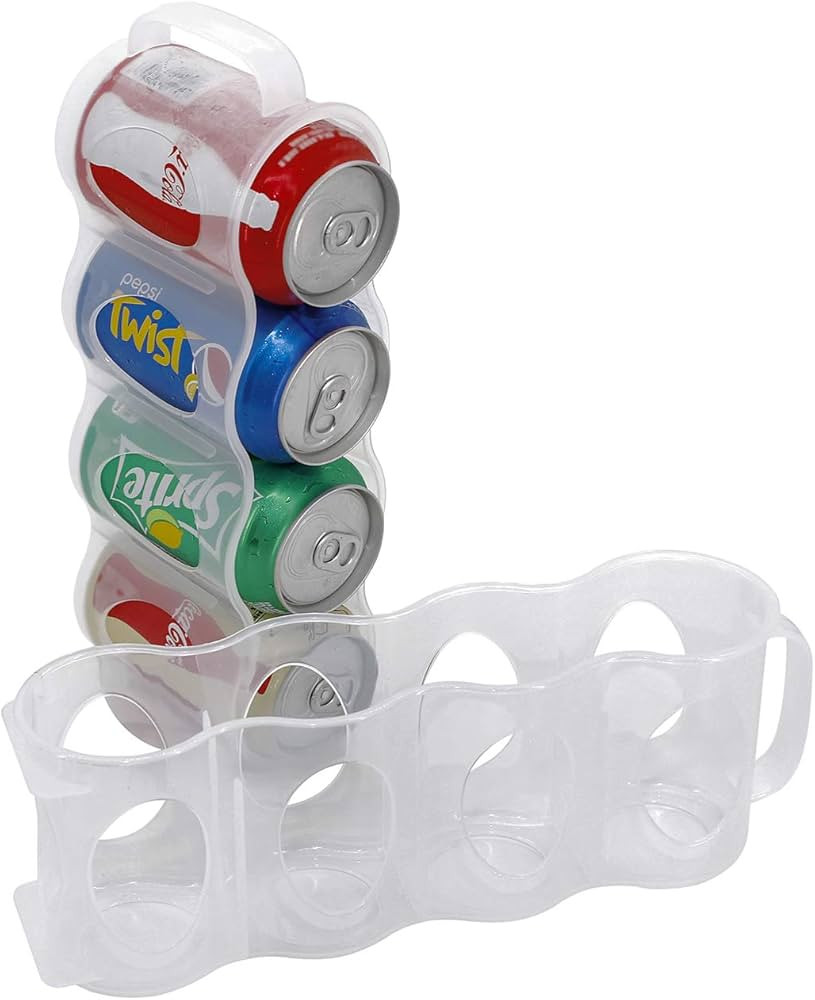 ChasBete Portable Soda Can Organizer for Refrigerator Shelf, Beer Can Holder, Fridge Storage Slid... | Amazon (US)