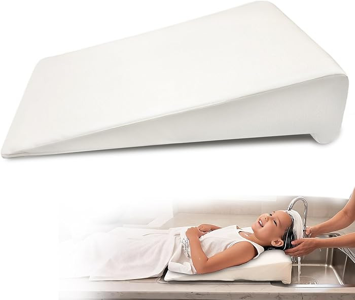 Hair Washing Station for Kids Waterproof Shampoo Foam Mat with Ergonomic Design Non Slip Bath Pil... | Amazon (US)