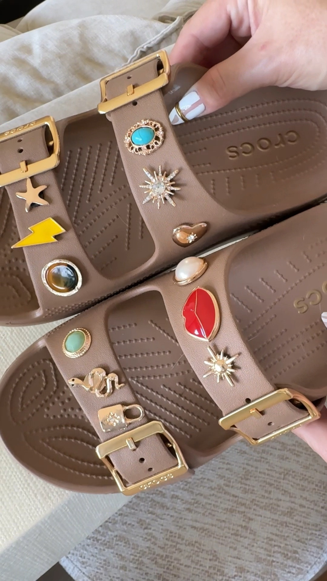 A pair of crocs I actually LOVE ! The charms make them so cute !