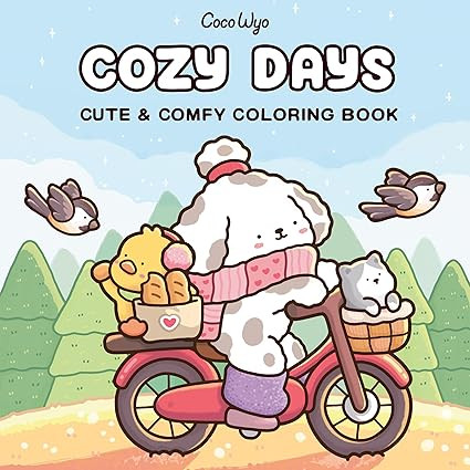 Cozy Days: Coloring Book for Adults and Kids (Cozy Spaces Coloring)      Paperback – November 1... | Amazon (US)