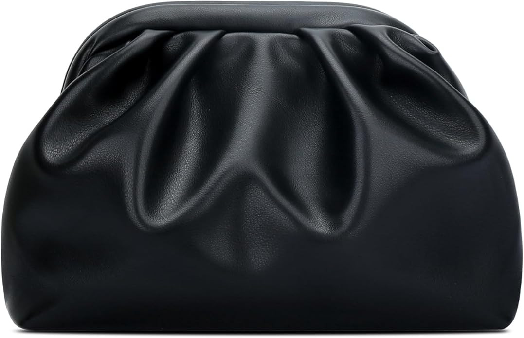 KKXIU Evening Handbag for Women Formal Clutch Purse with Removable Chain Strap Soft Wedding Cross... | Amazon (US)