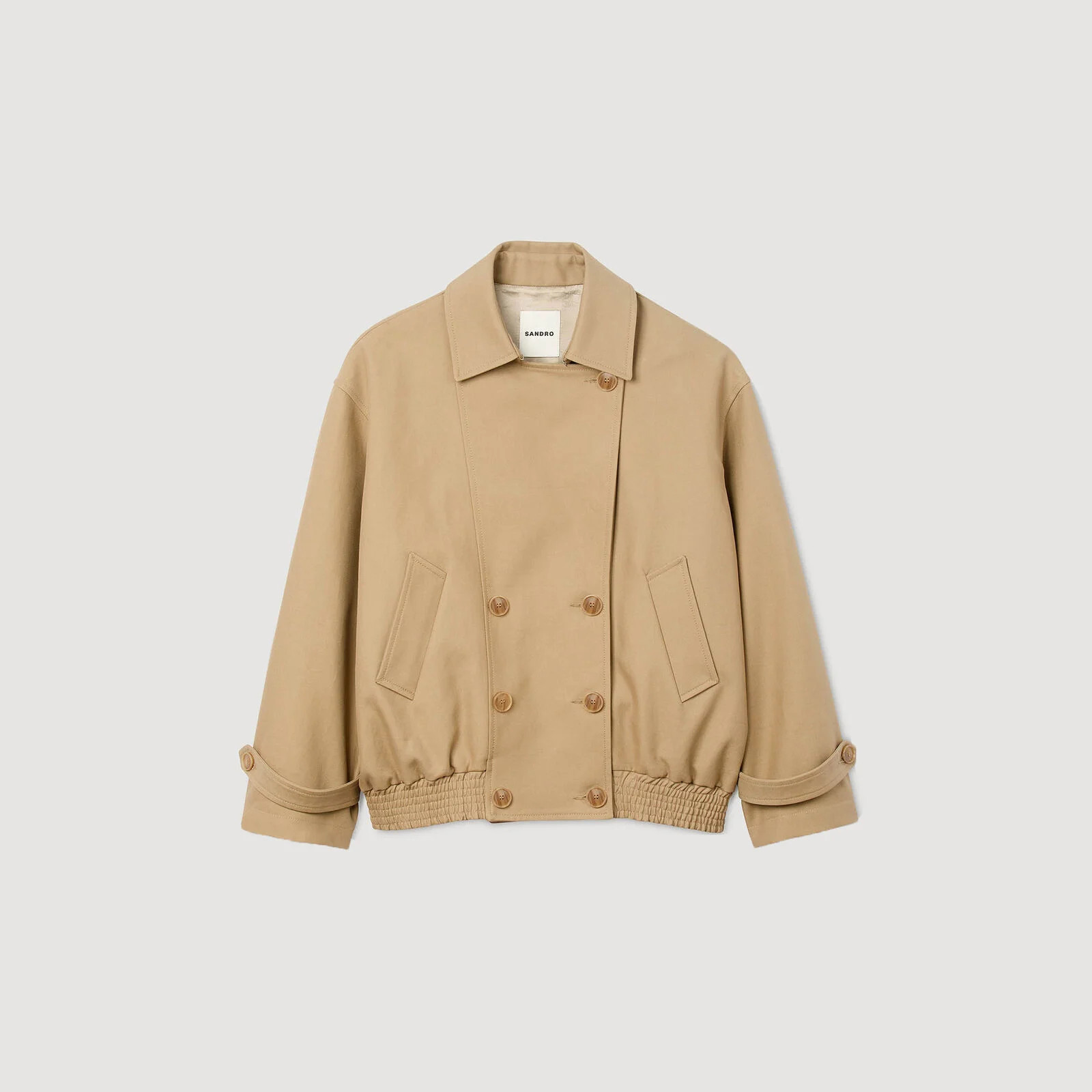 Short oversized trench coat | Sandro US | Sandro-Paris US