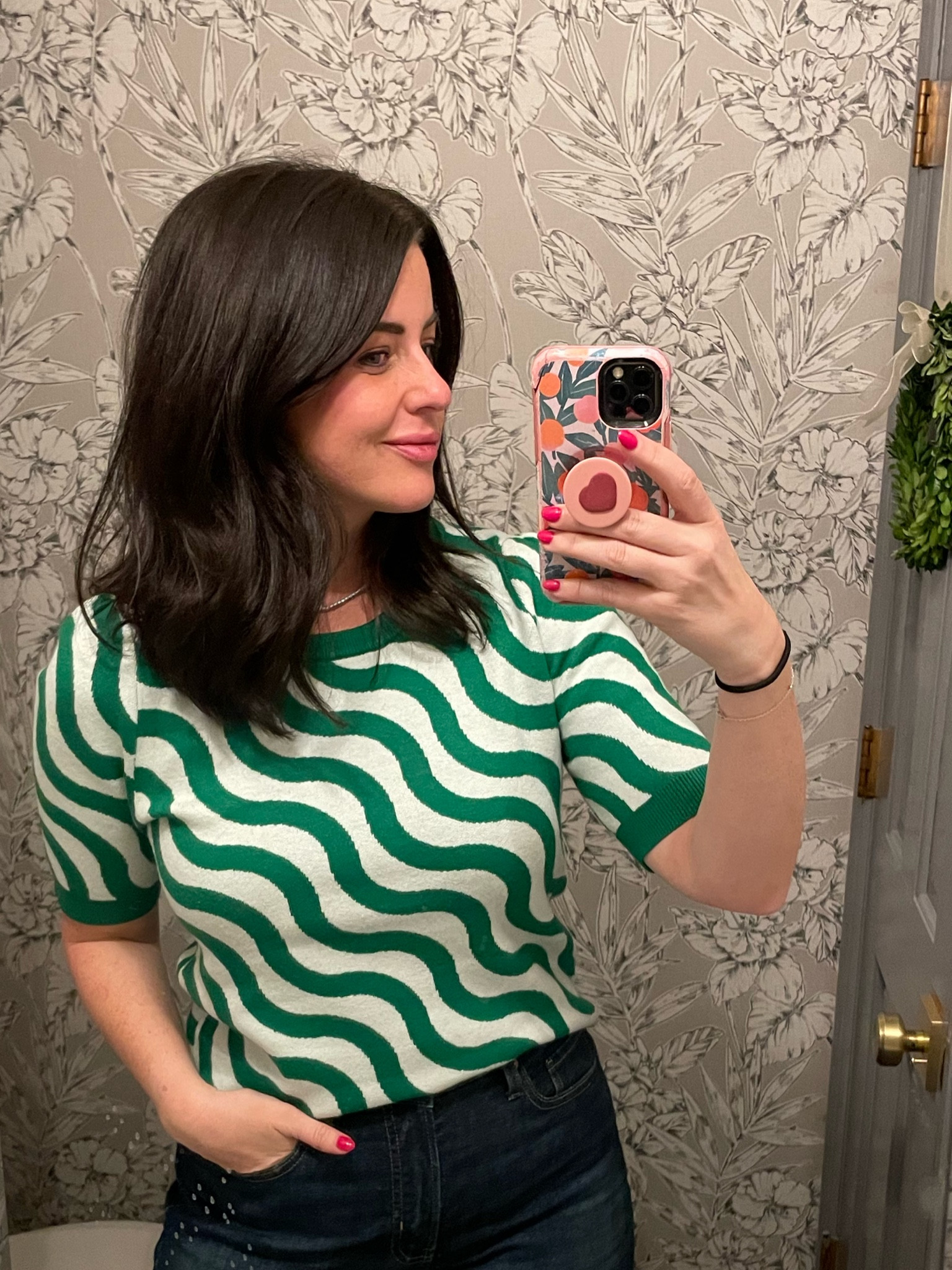 Bring on spring sweaters! This is a great transition piece. Looks cute with jeans - and can easily dress up with a skirt or trousers. So soft and runs TTS, I’m in a medium 

#hocwinter #anthropologie #midsize 

#LTKSeasonal #LTKworkwear